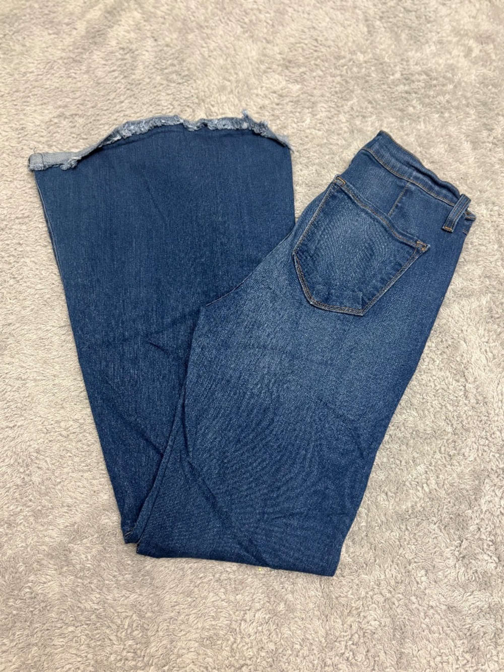 Women's Dark Wash Flare Wide Leg Judy Blue Jeans
